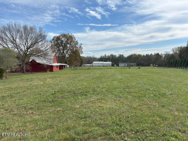 view of yard featuring a rural view