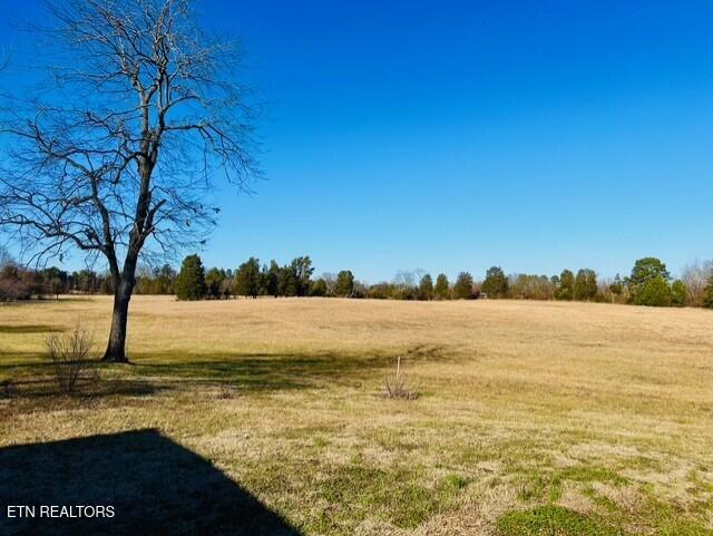 view of yard featuring a rural view