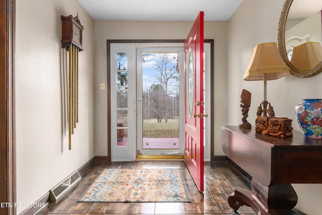 entrance foyer featuring a wealth of natural light