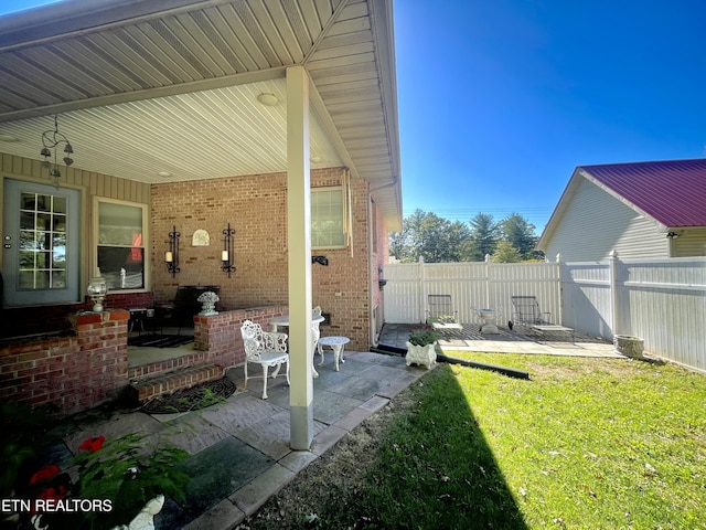5001 Cheyenne Dr, Crossville, TN 38572 - view of yard featuring a patio area