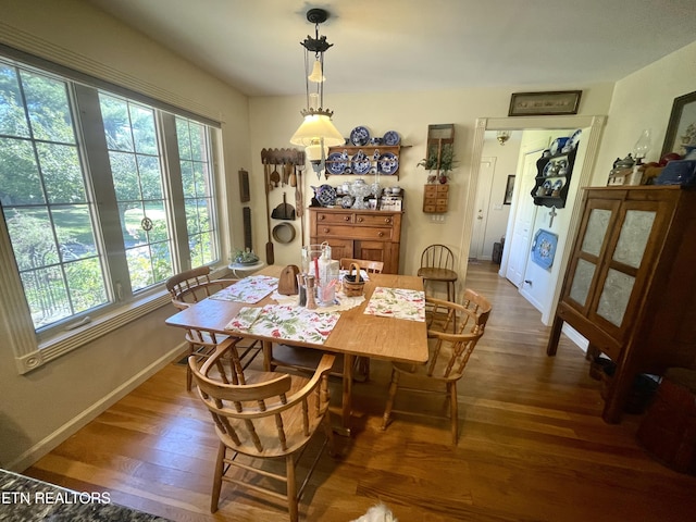 5001 Cheyenne Dr, Crossville, TN 38572 - dining area with wood finished floors and baseboards