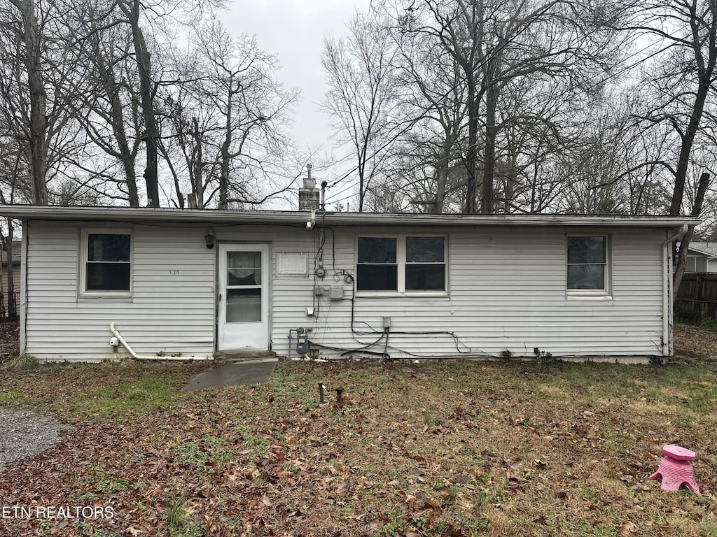 view of front of home