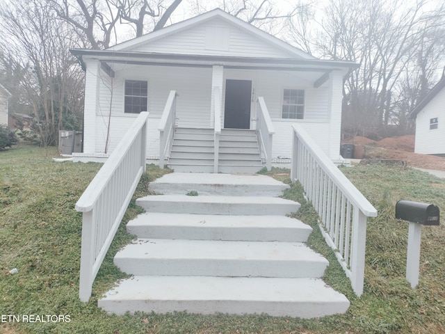 view of bungalow-style house