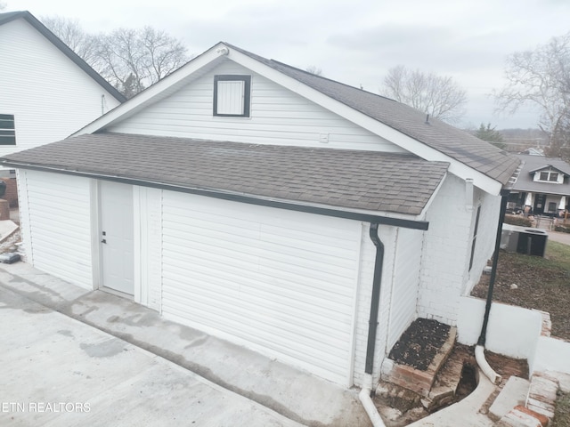 garage featuring central AC