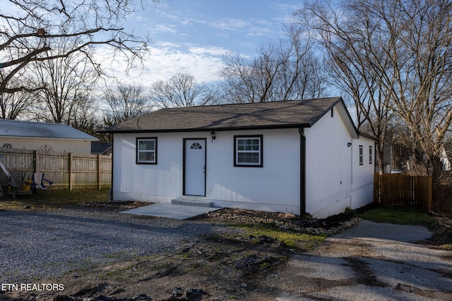 view of outdoor structure