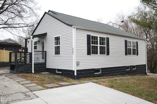 view of home's exterior