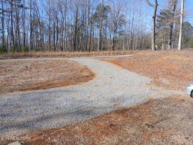 view of road