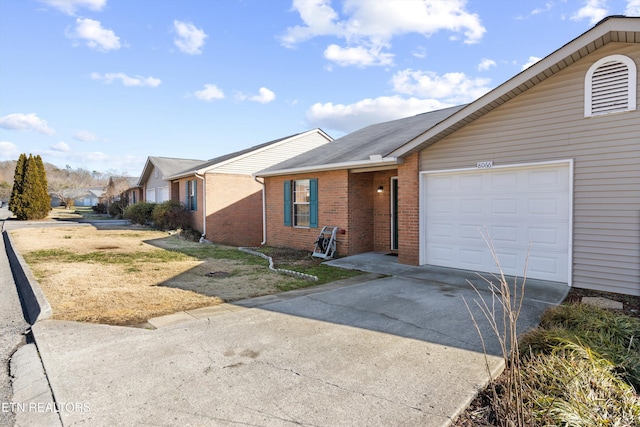 ranch-style home with a garage