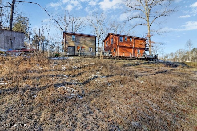 view of rear view of house