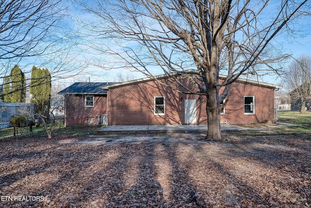 view of rear view of property