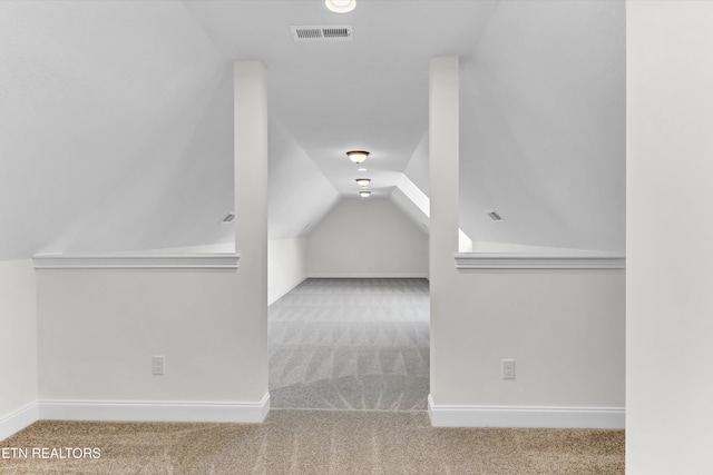 11707 Grigsby Chapel Rd, Knoxville, TN 37934 - additional living space featuring carpet, lofted ceiling, and baseboards