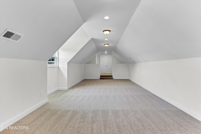 11707 Grigsby Chapel Rd, Knoxville, TN 37934 - bonus room featuring carpet floors, baseboards, and lofted ceiling