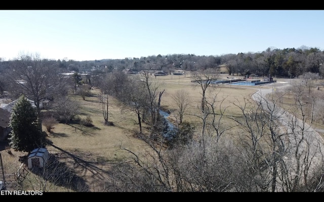 water view featuring a rural view