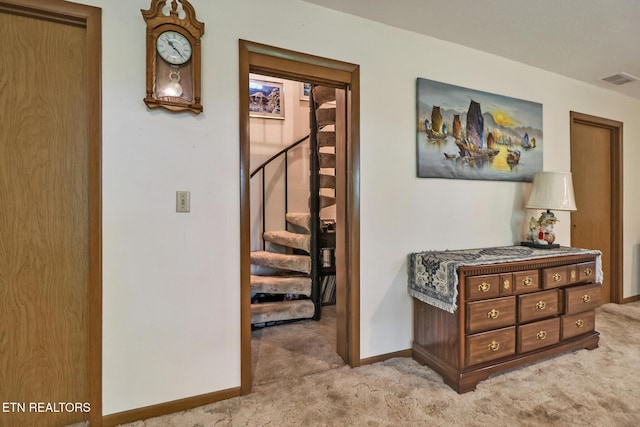 27 Brambleton Ct, Crossville, TN 38558 - hall featuring carpet and stairs