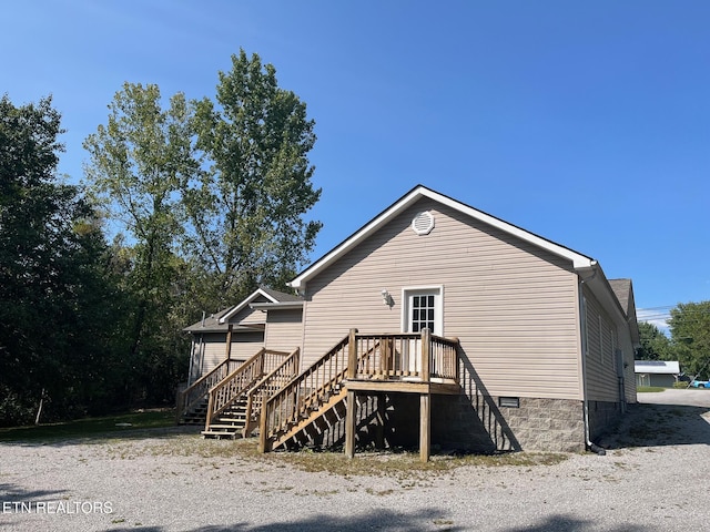 view of rear view of house