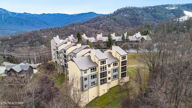 1130 Ski View Dr, Gatlinburg, TN 37738 - aerial view featuring a mountain view