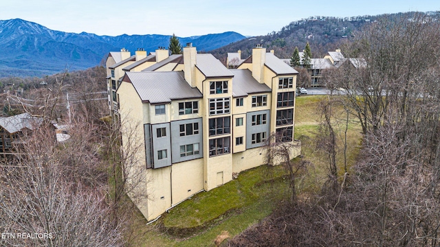 1130 Ski View Dr, Gatlinburg, TN 37738 - aerial view featuring a mountain view