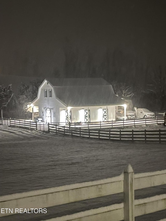 view of stable