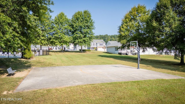 exterior space with a lawn