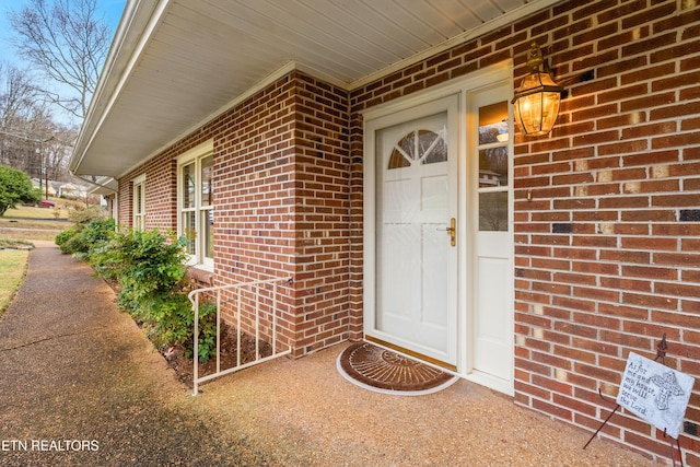 view of entrance to property