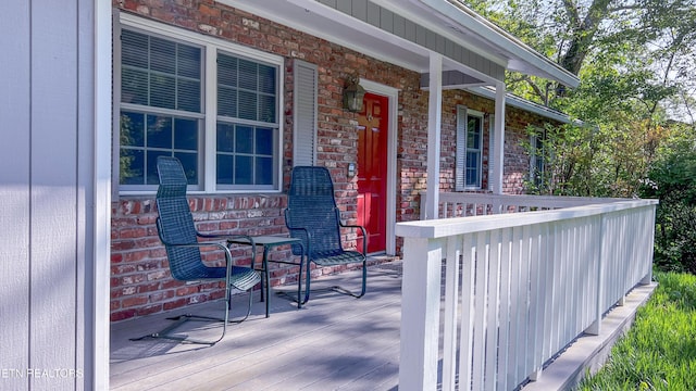 exterior space featuring a porch