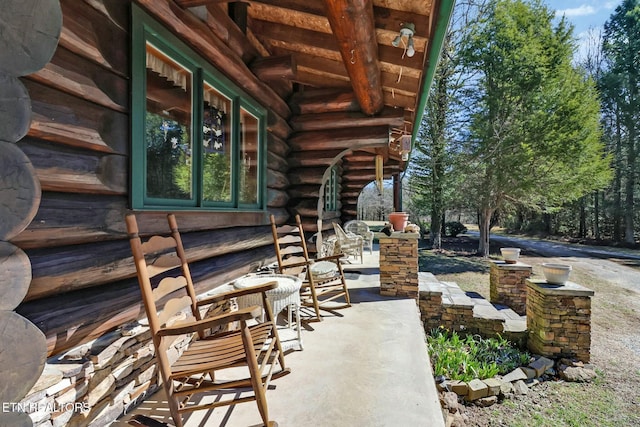 view of patio