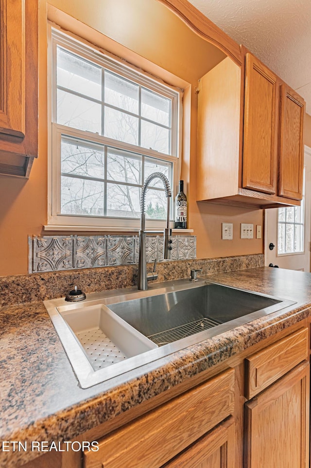 kitchen featuring sink