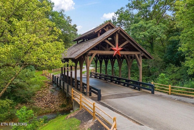 view of home's community featuring a gazebo