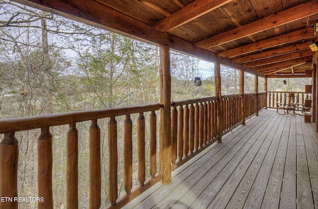 view of deck