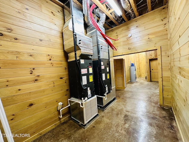 617 Cheyenne Dr, Jamestown, TN 38556 - below grade area with wooden walls