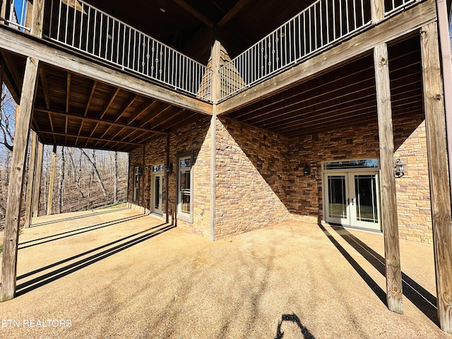 617 Cheyenne Dr, Jamestown, TN 38556 - patio / terrace with french doors and a patio
