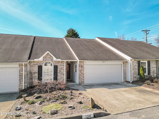 ranch-style house featuring a garage