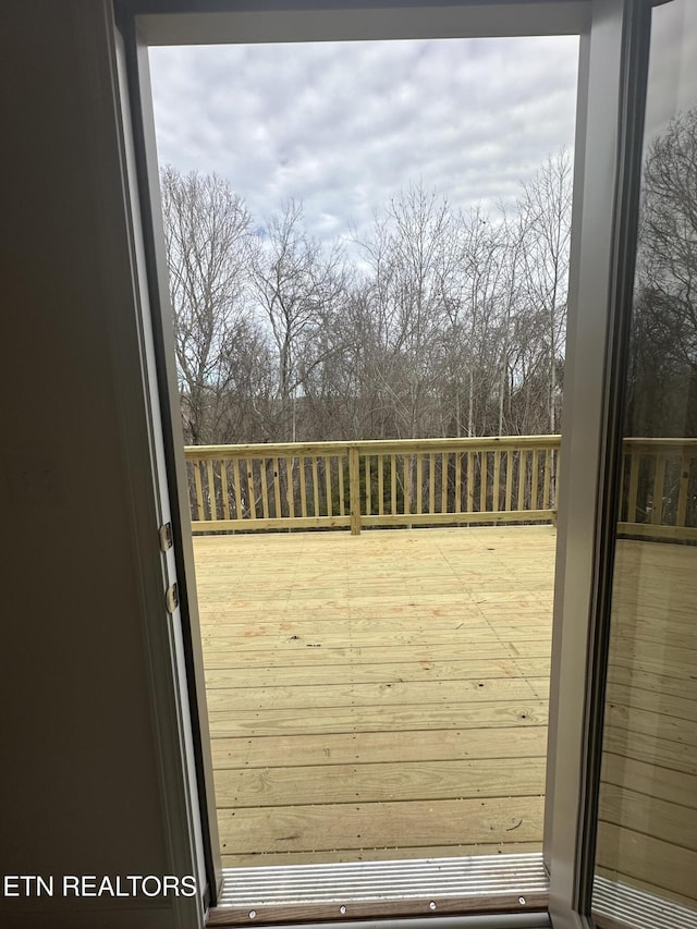 view of deck