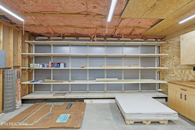 view of storage room