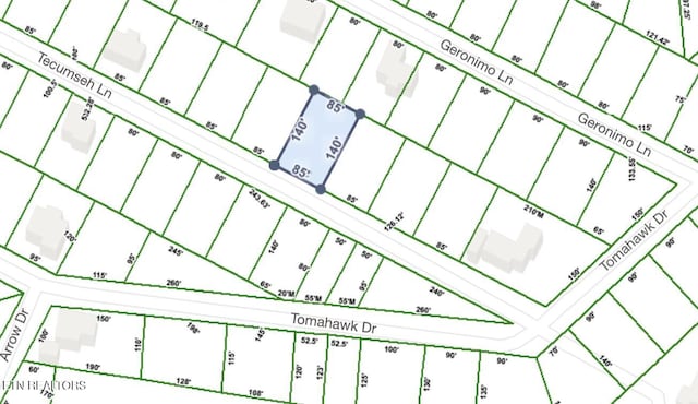 2059 Tecumseh Ln, Crossville TN, 38572 land for sale