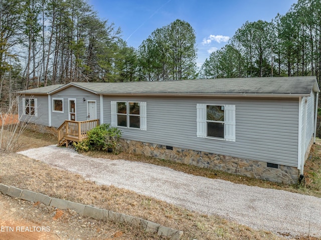 view of manufactured / mobile home