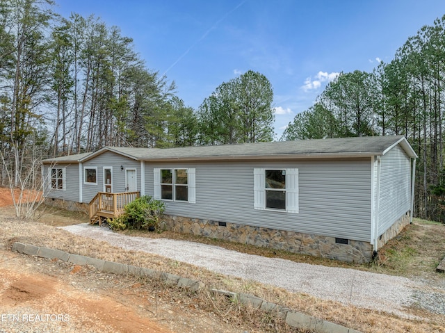 view of manufactured / mobile home