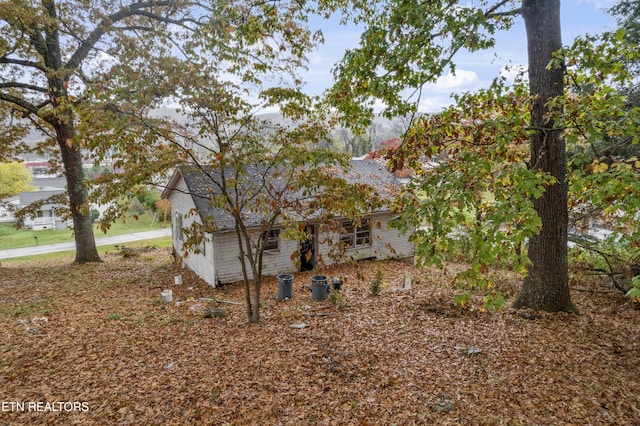 view of property exterior