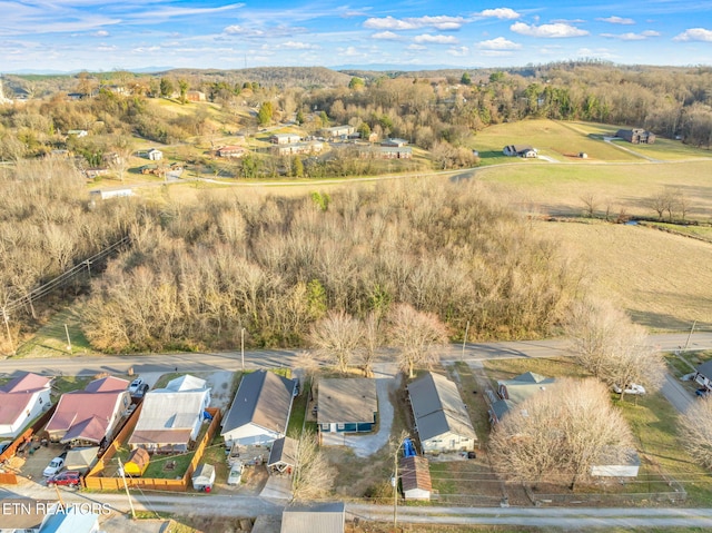 bird's eye view featuring a residential view