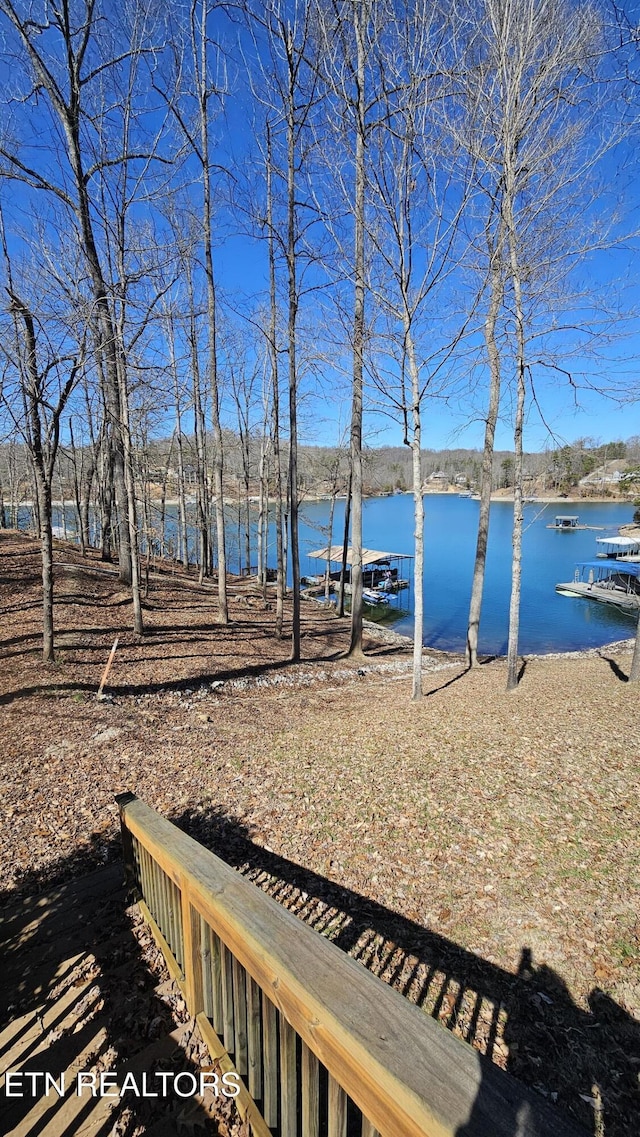 property view of water