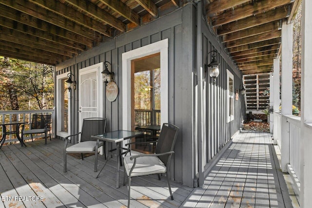 3809 Ravens Den Way, Sevierville, TN 37862 - wooden deck featuring a porch