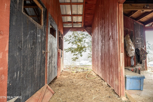 view of stable