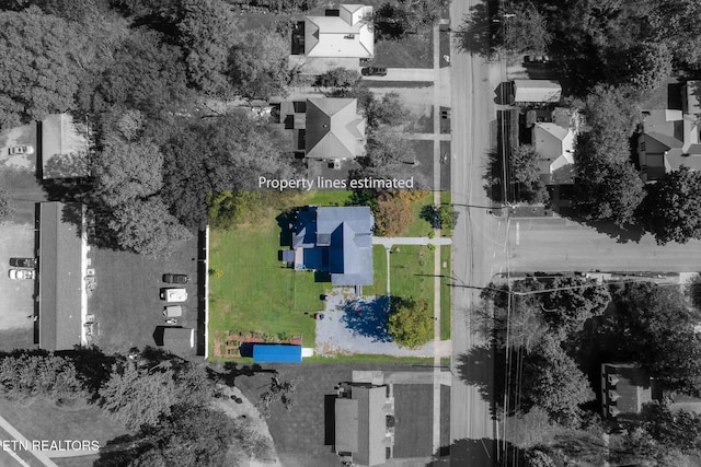 825 E 2nd N St, Morristown, TN 37814 - drone / aerial view with a residential view