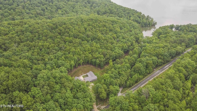 178 Emerald Pointe Cir, Rockwood, TN 37854 - aerial overview of property's location featuring a heavily wooded area and a large body of water