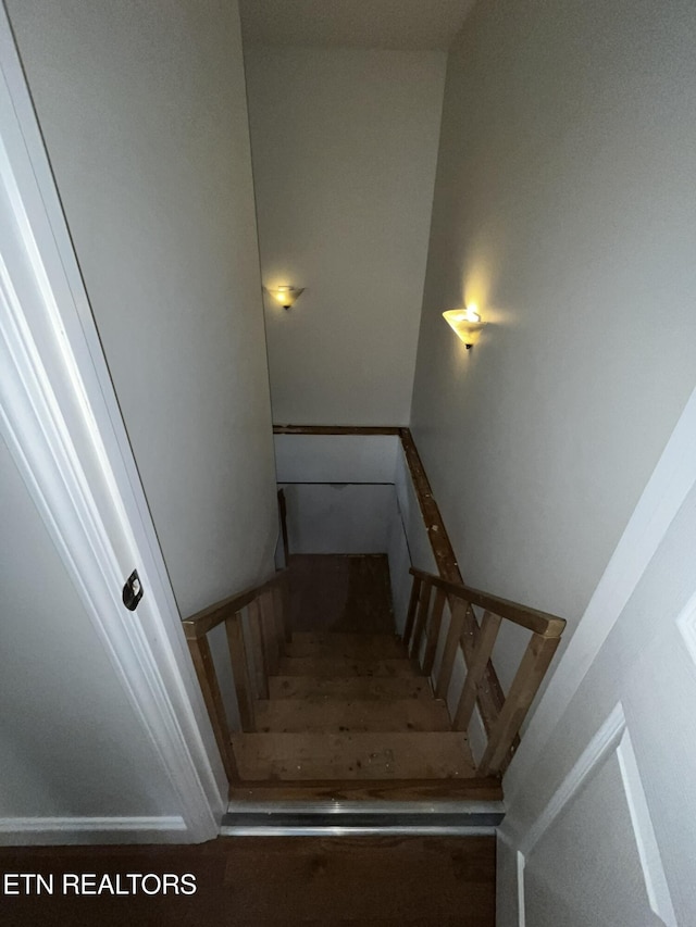 view of staircase