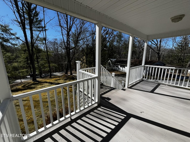 view of deck