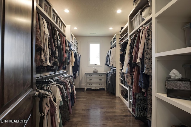 245 Harrison Bend Rd, Loudon, TN 37774 - spacious closet with dark wood finished floors