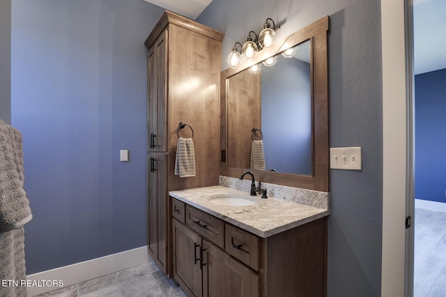 245 Harrison Bend Rd, Loudon, TN 37774 - bathroom featuring vanity and baseboards
