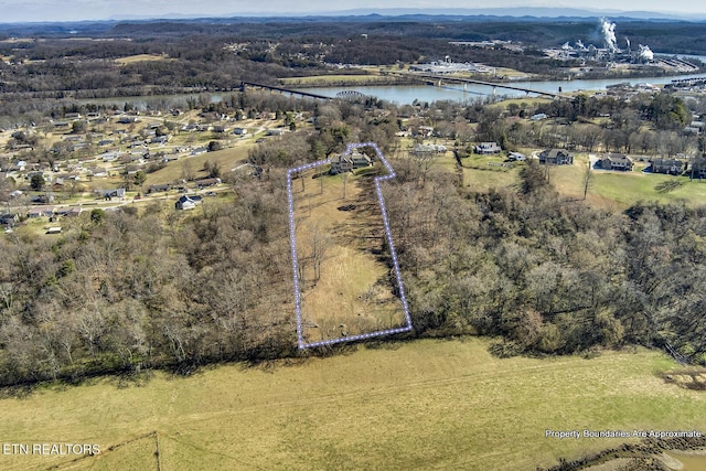 245 Harrison Bend Rd, Loudon, TN 37774 - aerial view featuring a water view