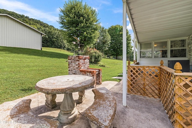 view of patio